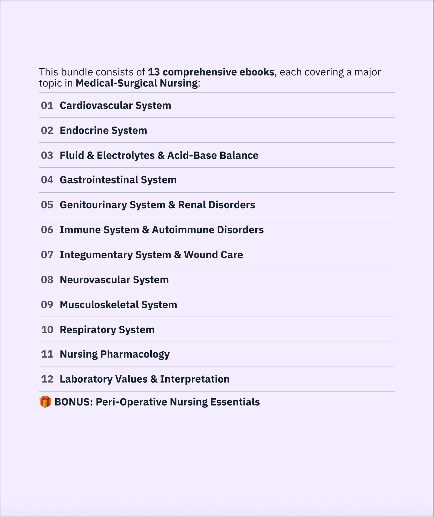 Comprehensive Medical Surgical Guide For Nursing