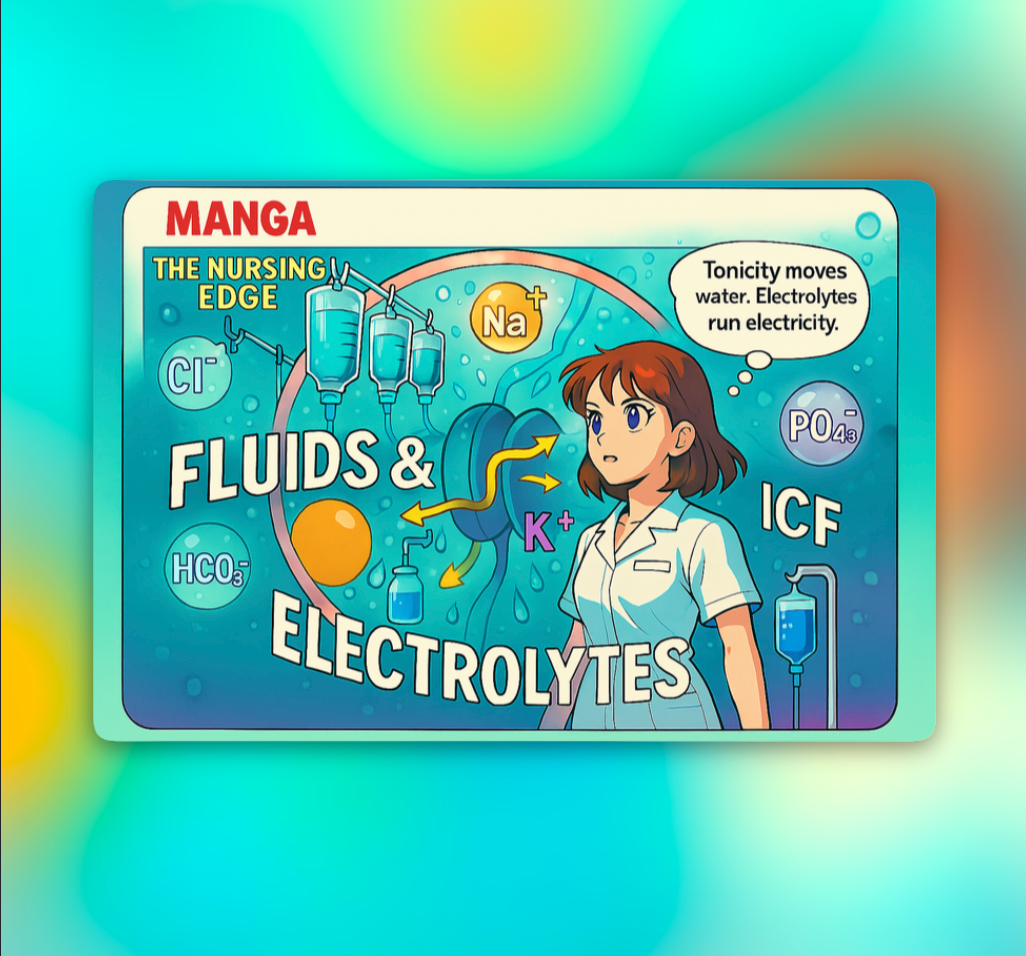 The Nursing Edge  Fluid/Electrolytes MANGA Free Sample