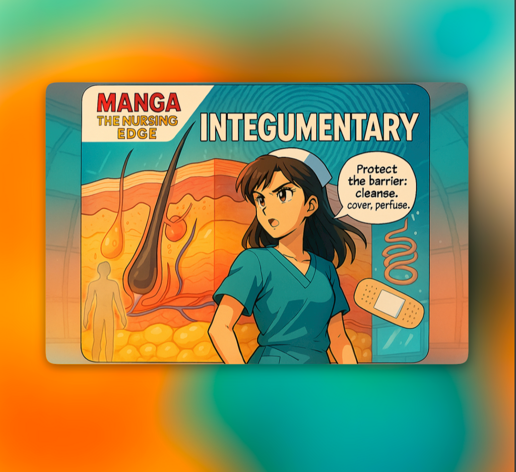 The Nursing Edge MANGA Integumentary Edition